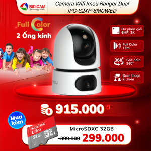 camera wifi 360 imou ranger dual 6mp ipc s2xp 6m0wed 2 mắt