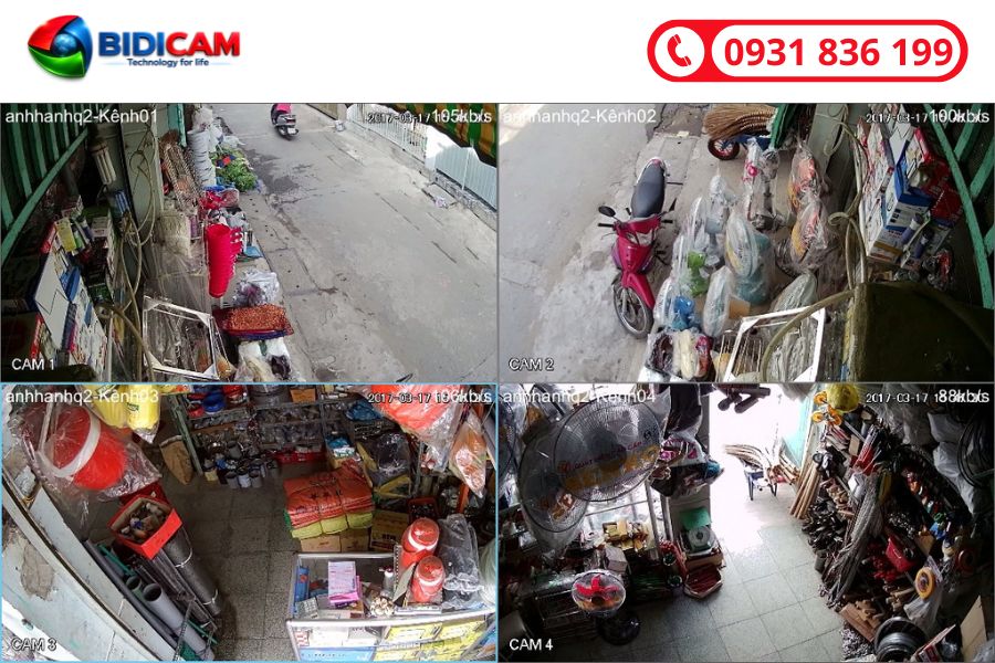 hệ thống camera cho cửa hàng kinh doanh tại phan rang
