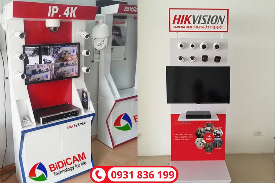 khách hàng trải nghiệm camera tại showroom bidicam