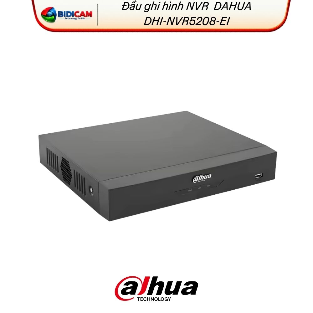 Đầu ghi hình nvr thông minh ai 8 kênh dahua dhi nvr5208 ei Đầu ghi hình nvr thông minh ai 8 kênh dahua dhi nvr5208 ei