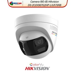 camera ip 6mp 180 độ có màu 24/24 hikvision ds 2cd1367g2hp liuf/srb