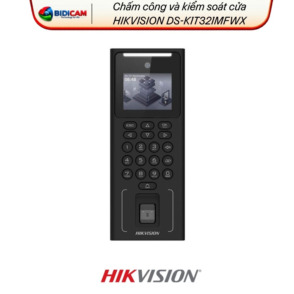 máy chấm công và kiểm soát ra vào khuôn mặt, vân tay, thẻ hikvision ds k1t321mfwx máy chấm công và kiểm soát ra vào khuôn mặt, vân tay, thẻ hikvision ds k1t321mfwx