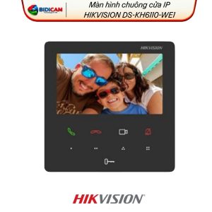 màn hình chuông cửa ip hikvision ds kh6110 we1