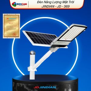 Đèn đường năng lượng mặt trời 100w jindian jd 369