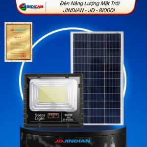 Đèn pha năng lượng mặt trời 1000w jindian jd 81000l chính hãng