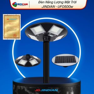Đèn đường năng lượng mặt trời jindian ufo 500w