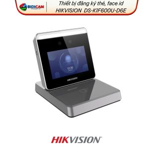 thiết bị đăng ký thẻ face id hikvision ds k1f600u d6e