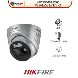 camera báo cháy bán cầu ip 4mp hikfire sh334v2