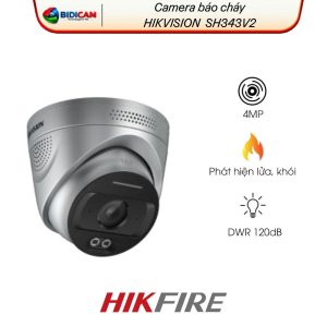 camera báo cháy bán cầu ip 4mp hikfire sh343v2