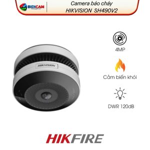 camera báo cháy mắt cá ip 4mp hikfire sh490v2