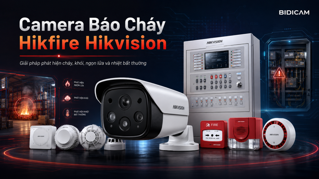 Camera Báo Cháy Hikfire Hikvision – Hệ Thống Báo Cháy Thông Minh Cho Nhà Ở, Cửa Hàng Và Nhà Xưởng camera bao chay hikfire hikvision